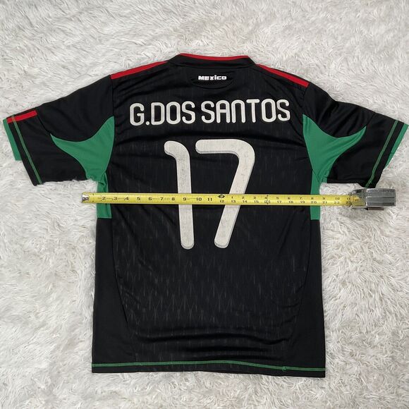 Adidas Mexico 2010 World Cup Away Jersey G.Dos Santos Size M - Picture 6 of 6